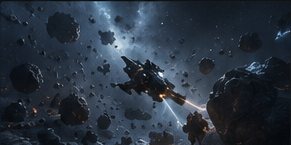 Industry – Schiffe über einer Plattform